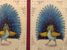 Load image into Gallery viewer, Beautiful Peacock Pair Bird Birds Blue Scheme Famous Artist - ArtUdaipur