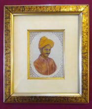 Load image into Gallery viewer, Hand Painted Old Village Men Portrait Detailed Miniature Painting Art Work Brush Framed - ArtUdaipur