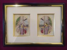 Load image into Gallery viewer, Hand Painted Mughal Mogul Bahadur Shah Zahan Mumtaz Miniature Painting Art - ArtUdaipur
