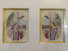 Load image into Gallery viewer, Hand Painted Mughal Mogul Bahadur Shah Zahan Mumtaz Miniature Painting Art - ArtUdaipur
