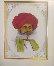 Load image into Gallery viewer, Hand Painted Old Village Men Portrait Detailed Miniature Painting Art Work Brush - ArtUdaipur