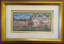 Load image into Gallery viewer, Framed Udaipur City Procession Painting

