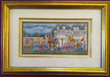 Load image into Gallery viewer, Framed Udaipur City Procession Painting