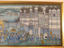 Load image into Gallery viewer, Hand Painted Miniature Painting India Procession Artwork Maharajah King Framed - ArtUdaipur