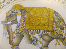 Load image into Gallery viewer, Hand Painted Elephant Decor Rare Detailed Miniature Painting India Artwork Animal Fine Art - ArtUdaipur