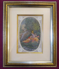 Load image into Gallery viewer, Painting For Home Wall Original Krishna Radha Framed Miniature - ArtUdaipur