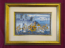 Load image into Gallery viewer, Hand Painted Miniature Painting India Procession Artwork Maharajah King Framed Fine Art - ArtUdaipur
