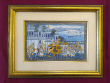 Load image into Gallery viewer, Hand Painted Miniature Painting India Procession Artwork Maharajah King Framed Fine Art - ArtUdaipur
