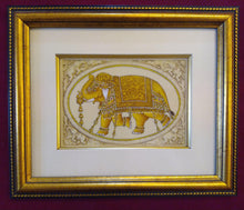 Load image into Gallery viewer, Hand Painted Elephant Decor Rare Detailed Miniature Painting India Artwork Animal - ArtUdaipur