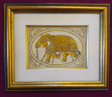 Load image into Gallery viewer, Hand Painted Elephant Decor Rare Detailed Miniature Painting India Artwork Animal - ArtUdaipur