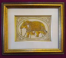 Load image into Gallery viewer, Hand Painted Elephant Decor Rare Detailed Miniature Painting India Artwork Animal - ArtUdaipur