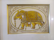 Load image into Gallery viewer, Hand Painted Elephant Decor Rare Detailed Miniature Painting India Artwork Animal - ArtUdaipur