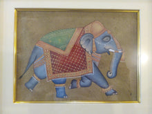 Load image into Gallery viewer, HandPainted Elephant Decor Rare Detailed Miniature Painting India Artwork Animal Home Decor - ArtUdaipur