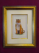 Load image into Gallery viewer, Hand Painted Tiger Decor Rare Detailed Miniature Painting India Art Animals - ArtUdaipur