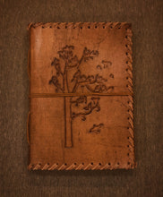 Load image into Gallery viewer, Tree of Life Leather Diary handmade