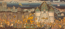 Load image into Gallery viewer, Large Wall Decor Indian Miniature Procession Miniature Painting Art