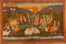 Load image into Gallery viewer, Krishna Pichwai Painting