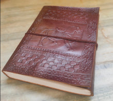 Load image into Gallery viewer, Large Leather Diary Journal