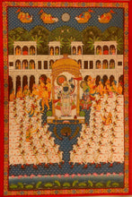 Load image into Gallery viewer, Large Wall Hanging Pichwai Painting