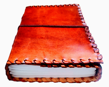 Load image into Gallery viewer, Leather Bound Refillable Notebook
