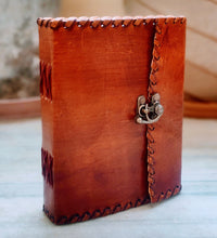 Load image into Gallery viewer, Leather Diary With Lock