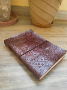 Large Leather Bound Notebook