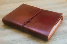 Load image into Gallery viewer, Leather Writing Notebook