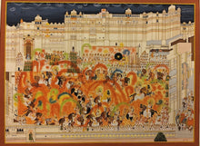 Load image into Gallery viewer, Holi Festival Finest Hand Painted Original Indian Miniature Painting