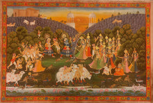 Load image into Gallery viewer, RaasLeela Pichwai Painting
