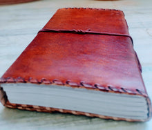 Load image into Gallery viewer, Refillable Leather Notebook