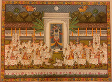 Load image into Gallery viewer, Shreenathji Cow Painting
