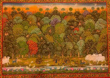 Load image into Gallery viewer, Traditional Pichwai Painting Jungle Scene