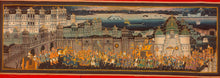 Load image into Gallery viewer, Large Wall Decor Indian Miniature Procession Miniature Painting Art
