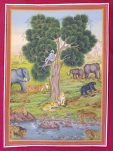 Load image into Gallery viewer, Tree of Life Handmade 21 by 14 Inches Wall Decor Miniature Painting