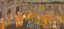 Load image into Gallery viewer, Large Wall Decor Indian Miniature Procession Miniature Painting Art