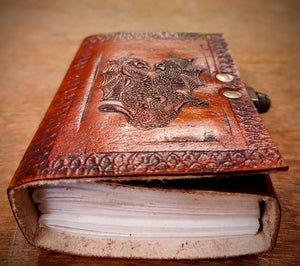 Vintage Leather Journal With Lock