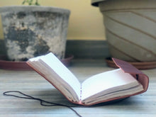 Load image into Gallery viewer, Brown Colour Plain Vintage Leather Diary Journal Handmade Notebook