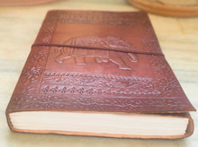 Load image into Gallery viewer, Elephant Leather Diary Large