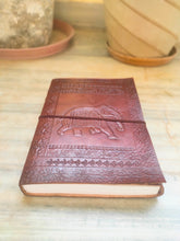 Load image into Gallery viewer, Leather Bound Refillable Leather Notebook