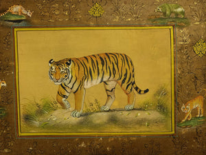Exquisite Tiger & Wildlife Art, Deer Indian Miniature Painting