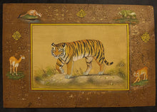 Load image into Gallery viewer, Exquisite Tiger &amp; Wildlife Art, Deer Indian Miniature Painting
