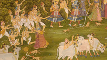 Load image into Gallery viewer, Antique Large 4*6 Radha Krishna Raasleela with Gopis Pichwai Painting
