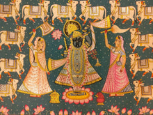 Load image into Gallery viewer, Krishna Pichwai Painting
