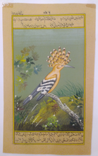 Load image into Gallery viewer, Hoopoe Bird Birds Miniature Painting India Art Nature Fine Art - ArtUdaipur
