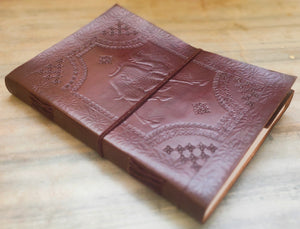 Animal Embossed Leather Journal