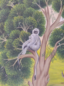 Tree of Life Handmade 21 by 14 Inches Wall Decor Miniature Painting