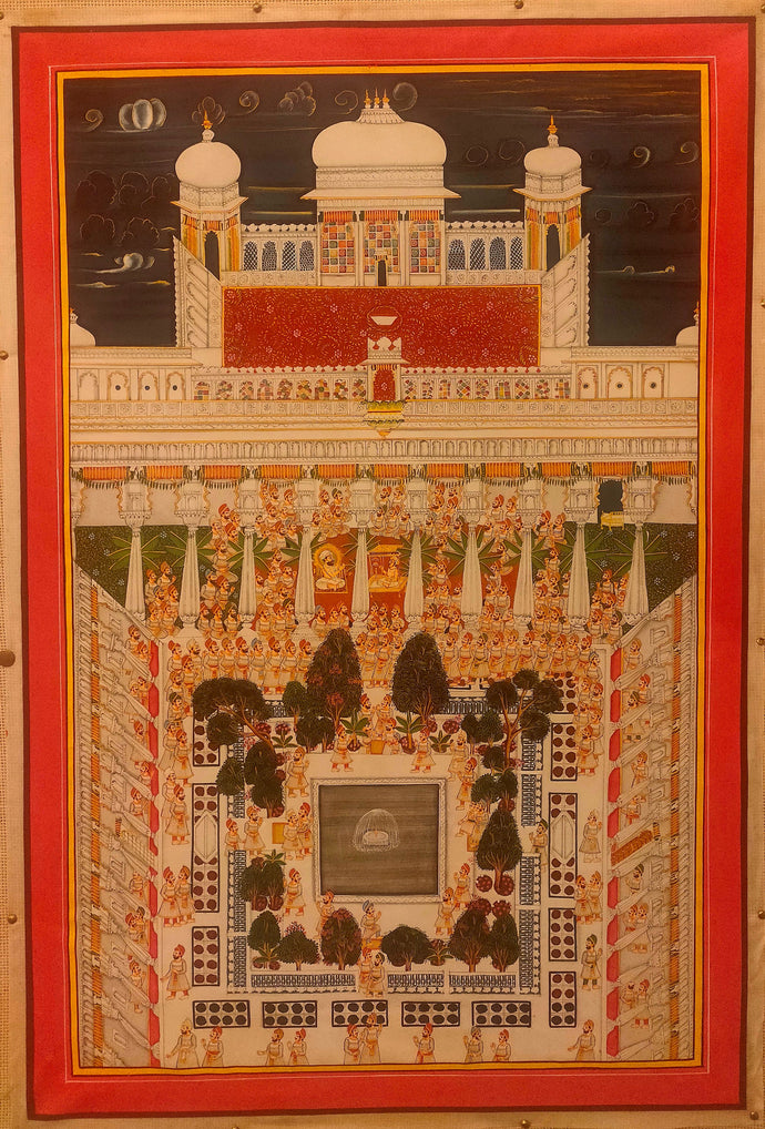 Badi Mahal of Udaipur Finest Museum Quality Large Royal Art Work