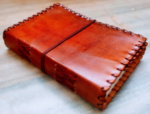 Brown Colour Locked Notebook