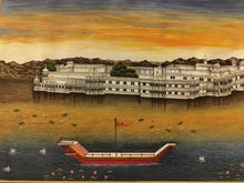 Load image into Gallery viewer, Lake Palace Udaipur 14 by 21 Inches Finest Art Work on Paper
