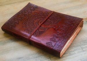 Handmade Peacock Diary Journal